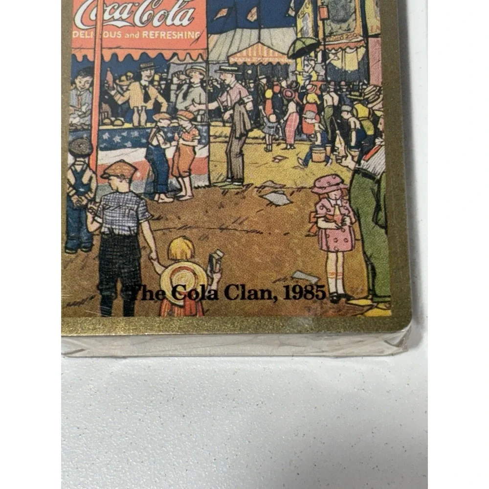 1985‎ The Cola Clan Coca Cola 2 Sealed Playing Card Decks NIB
